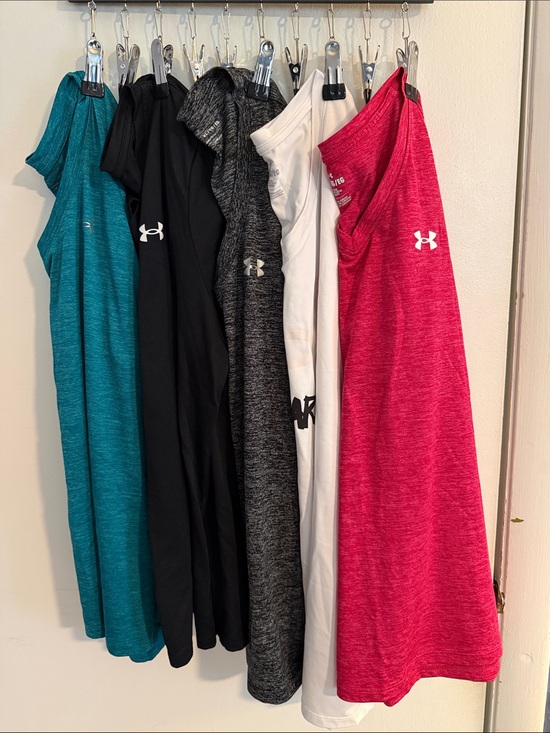Under Armour Tops - Under Armour Athletic Tops - Teal, Black, Charcoal, White, Pink